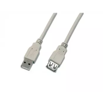 Wirewin cabo de extensão USB 2.0 A macho para A fêmea 5m cinzento USB A-A MF 5.0 GR