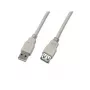 Wirewin cabo de extensão USB 2.0 A macho para A fêmea 5m cinzento USB A-A MF 5.0 GR