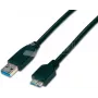 Wirewin USB 3.0 A-MB MM 0.5 SW - cabo USB-A para Micro-B de 0,5 m, preto