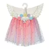 Souza! Conjunto de fantasia Celestia – saia, arco de cabelo e asas para menina 5-7 anos