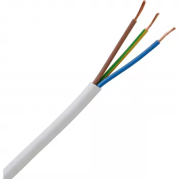 HEINRICH KOPP H05VV5-F 3G1,5 mm² cabo flexível de PVC resistente a óleo branco 10 m 151810842