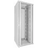 DSIT armário de servidor 42U 19 polegadas 800x800x2000mm branco, portas duplas perfuradas à frente e atrás DS8842DD-W