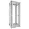 DSIT armário de servidor 42U 19 polegadas 800x800x2000mm branco, portas duplas perfuradas à frente e atrás DS8842DD-W