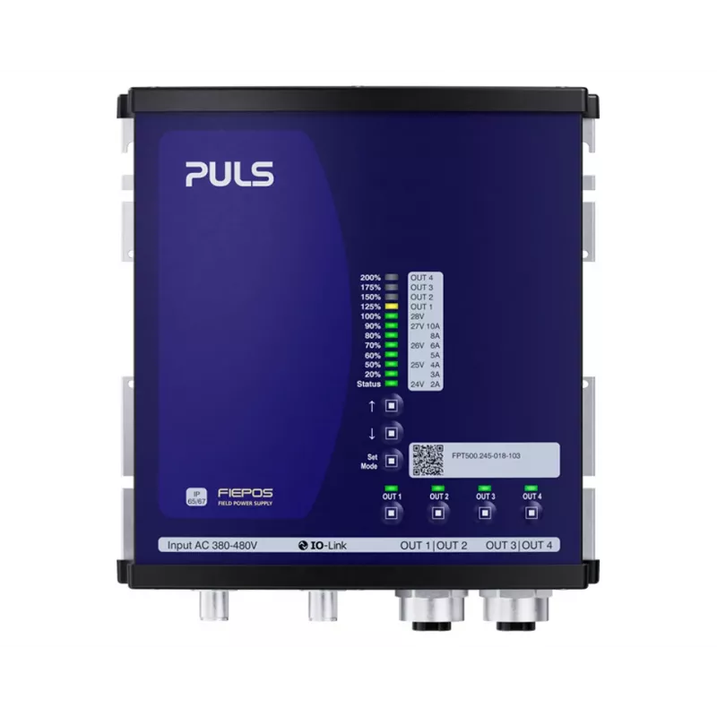 Fonte de alimentação PULS FPT500.245-018-103 24 V 20,8 A 500 W 4 saídas M12