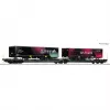 Roco 6600170 DC TX Logistik Sgns vagão plataforma H0