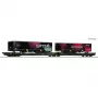 Roco 6600170 DC TX Logistik Sgns vagão plataforma H0