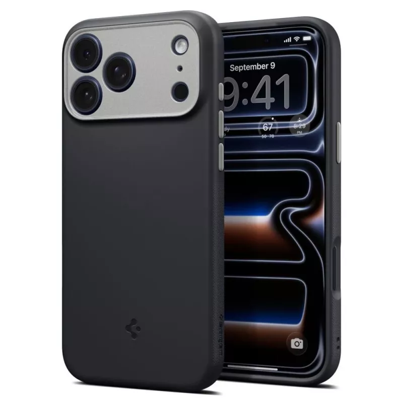 Spigen Nano Pop Mag MagSafe capa para iPhone 18 Pro Max / 17 Pro Max – Black Sesame