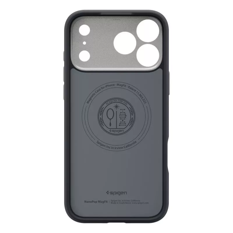 Spigen Nano Pop Mag MagSafe capa para iPhone 18 Pro Max / 17 Pro Max – Black Sesame