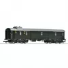 Roco 6200140 H0 vagão de bagagem DRG Einheits-Gepäckwagen D89 Munique – Hamburgo Altona