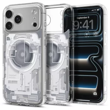 Capa SPIGEN Ultra Hybrid MagSafe iPhone 17 Pro / 18 Pro Zero One branco