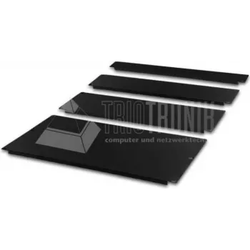 Wirewin BP 1U BL painel de gestão de cabos com escovas para rack 19
