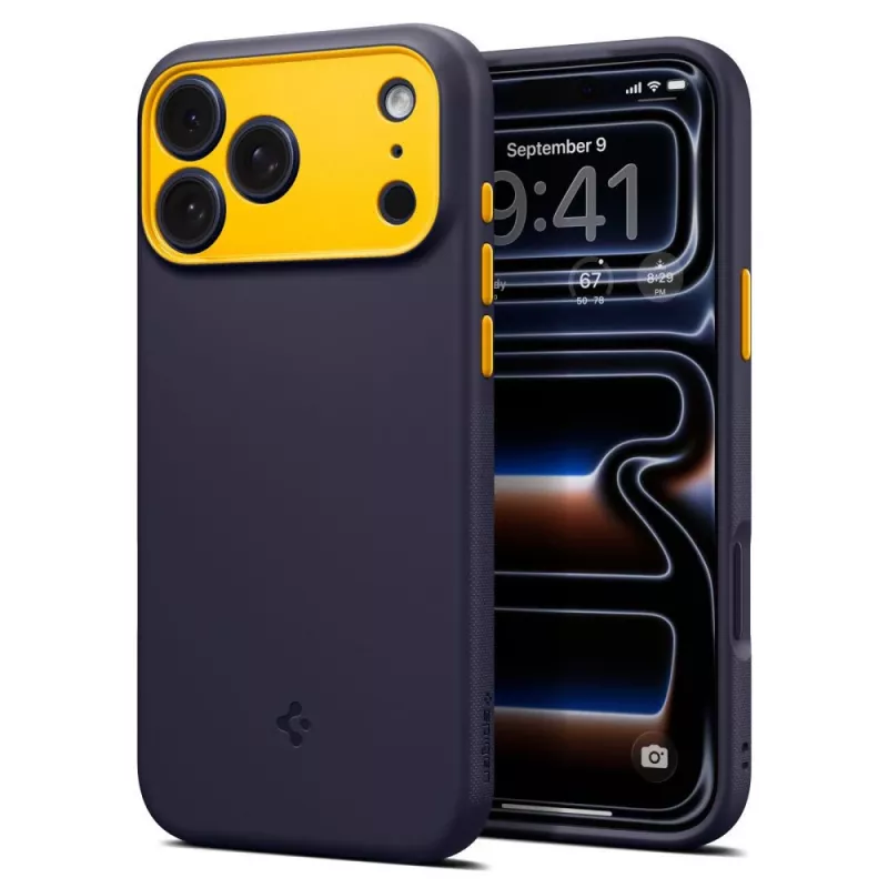 Spigen Nano Pop Mag capa MagSafe para iPhone 18 Pro / 17 Pro - Blueberry Navy