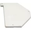 Wirewin WKS tampa para calha DIN à direita - tampa de plástico para suporte de calha DIN keystone, cinzento claro