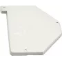 Wirewin WKS tampa para calha DIN à direita - tampa de plástico para suporte de calha DIN keystone, cinzento claro