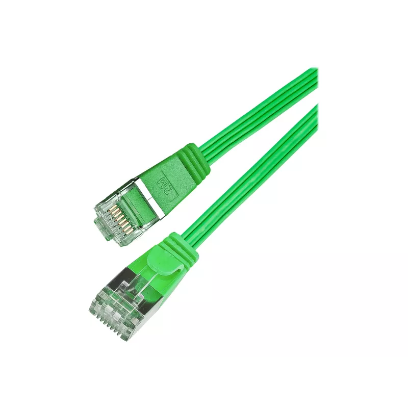 Cabo Patch Slim Cat.6 Wirewin, STP (PIMF), 0,1 m, verde PKW-STP-SLIM-KAT6 0.1 GN