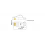 Cabo de rede Ethernet Slim Cat6 U/FTP Wirewin Triotronik 0,15 m, ficha RJ45 macho a macho, branco (PKW-STP-SLIM-KAT6 0.15 WS)