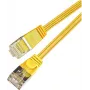 Cabo Patch SLIM Cat.6 Wirewin, STP(PIMF), 0,75 m, amarelo (PKW-STP-SLIM-KAT6 0.75 GE)