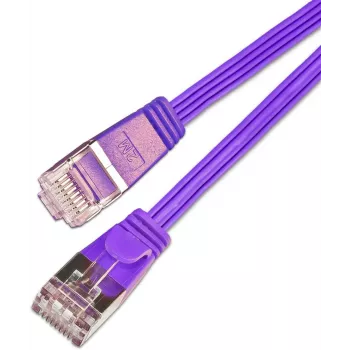Cabo Patch SLIM STP Cabo de rede Wirewin violeta 0,75 m Cat6 S/UTP (PKW-STP-SLIM-KAT6 0.75 VT)