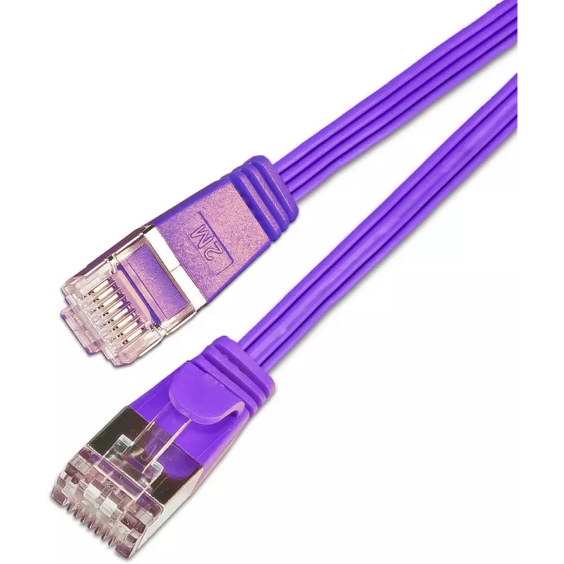 Cabo Patch SLIM STP Cabo de rede Wirewin violeta 0,75 m Cat6 S/UTP (PKW-STP-SLIM-KAT6 0.75 VT)