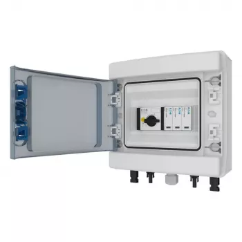 Caixa de string DC fotovoltaica Eaton 1x IN+1x OUT PKZ-SOL SPD Tipo 2 MC4 (EP-501984)