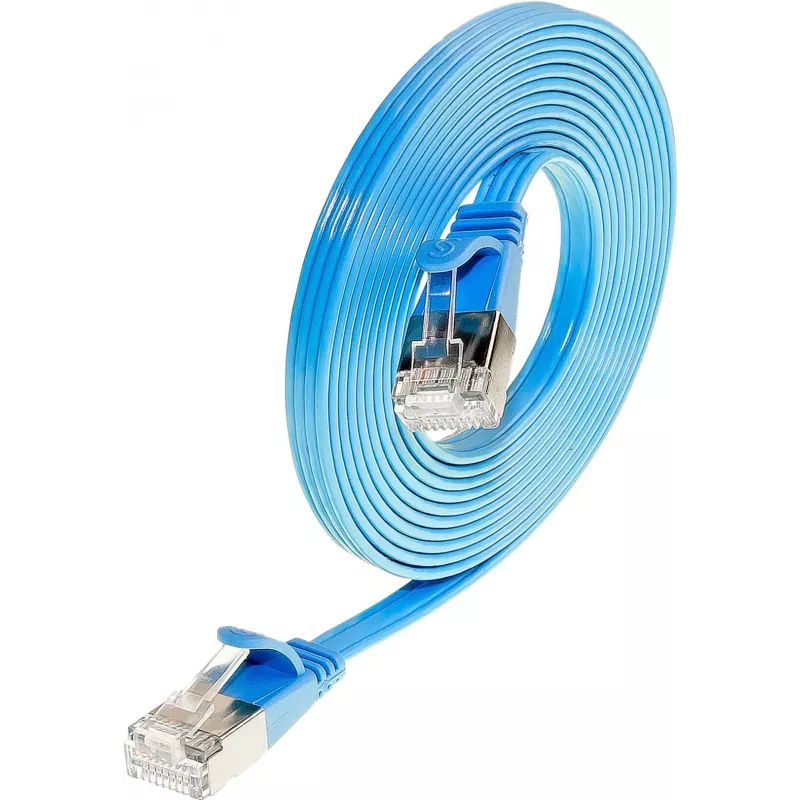 Cabo Patch Slim Cat6 U/FTP Wirewin Triotronik, 3 m, azul PKW-STP-SLIM-KAT6 3.0 BL