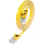 Cabo patch slim Wirewin U/UTP Cat6 amarelo 0,75 m PKW-SLIM-KAT6 0.75 GE