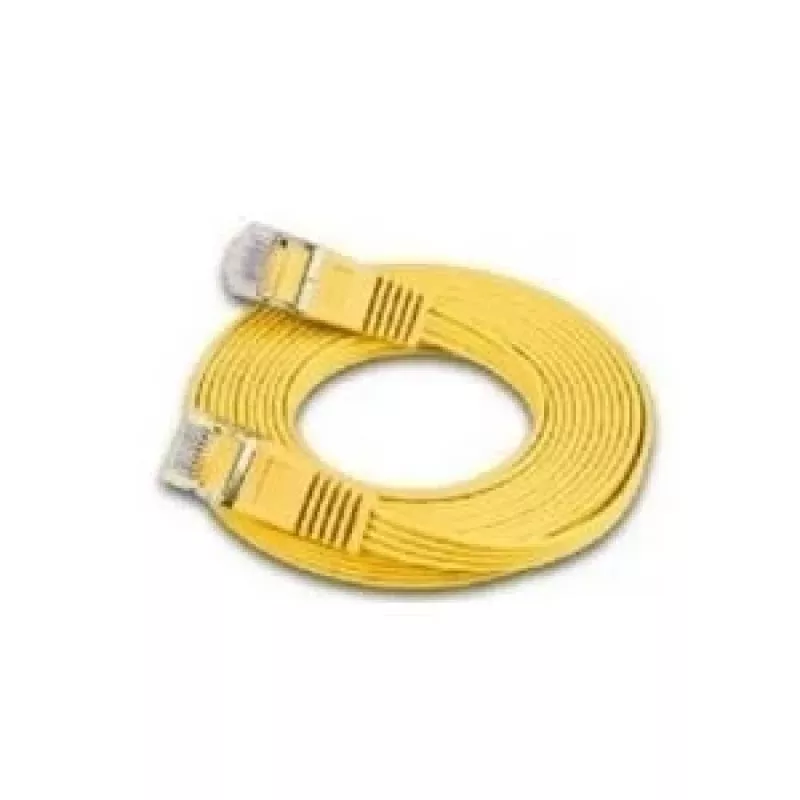 Cabo patch Wirewin Triotronik Cat6 U/UTP, 0,25 m, RJ45 a RJ45, amarelo PKW-SLIM-KAT6 0.25 GE