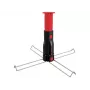 Ponta multifunções Runpotec para desenrolador de cabo XBOARD, aço inoxidável, 72 mm de diâmetro, 196 mm de altura (20696)