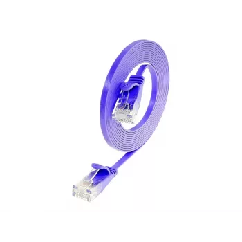 Cabo patch slim Wirewin Cat.6 U/UTP, 0,5 m, violeta PKW-SLIM-KAT6 0.5 VT
