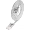 Cabo patch Ethernet slim Wirewin Triotronik PKW-SLIM-KAT6 20.0 WS - 20 m Cat6 U/UTP branco, ficha RJ45 a ficha, Gigabit