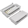 Patch panel de secretária blindado Wirewin 8 portas Cat6 com ligação LSA+ (DVP-TRIO-K6 8)