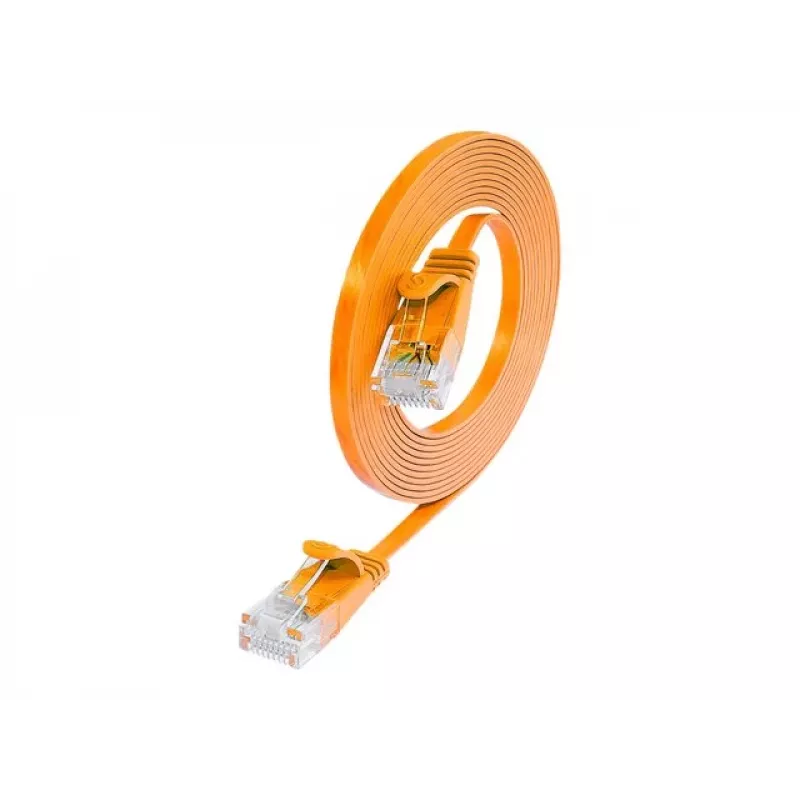 Cabo Wirewin SLIM U6 5 OR - Cat.6 Slim, U/UTP, 5,0 m, laranja PKW-SLIM-KAT6 5.0 OR