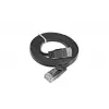 Cabo patch Ethernet slim Cat6 U/UTP Wirewin, 7,5 m, preto PKW-SLIM-KAT6 7.5 SW
