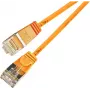 Wirewin Triotronik PKW-LIGHT-STP-K6 10.0 OR cabo patch Cat6 F/FTP, ficha RJ45 macho a macho, 10 m, laranja