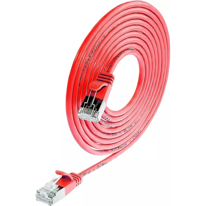 Wirewin Triotronik PKW-LIGHT-STP-K6 2.0 RT cabo patch Cat6 F/FTP, ficha RJ45 macho a macho, 2 m, preto