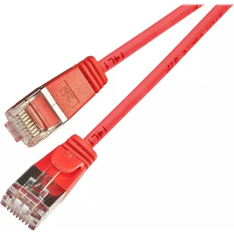 Wirewin Triotronik PKW-LIGHT-STP-K6 2.0 RT cabo patch Cat6 F/FTP, ficha RJ45 macho a macho, 2 m, preto