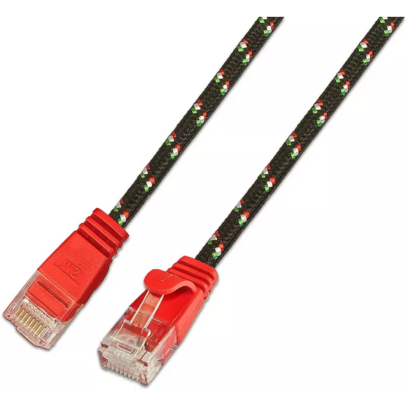 Wirewin SLIM Tough cabo patch UTP Cat6 U/UTP vermelho 0,25 m RJ45 PKW-TOUGH-K6 0.25 RT