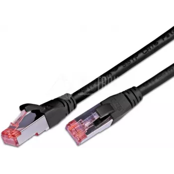 Cabo patch CAT6 Wirewin, S/FTP, LSOH, preto, 10,0 m, RJ45 (PKW-PIMF-KAT6 10.0 SW)
