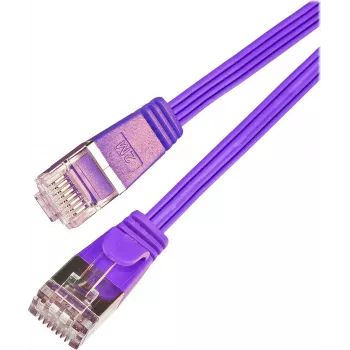 Wirewin Triotronik cabo patch Ethernet slim Cat6 U/FTP, 3 m, ficha RJ-45 macho a macho, cobre, violeta PKW-STP-SLIM-KAT6 3.0 VT