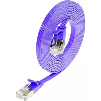 Wirewin Triotronik cabo patch Ethernet slim Cat6 U/FTP, 3 m, ficha RJ-45 macho a macho, cobre, violeta PKW-STP-SLIM-KAT6 3.0 VT