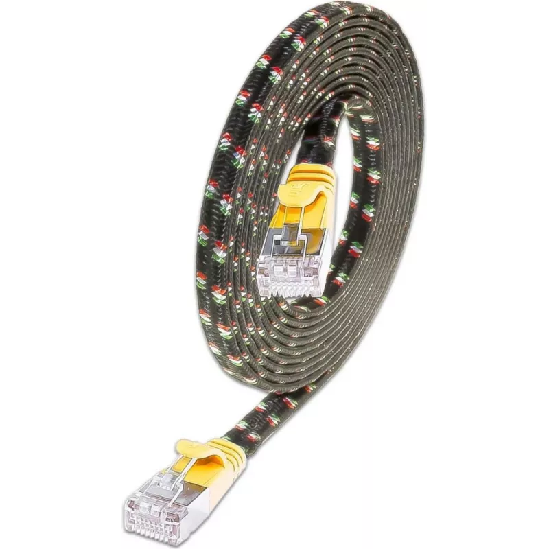 Wirewin SLIM ST6 5 GE - Cabo SLIM-Tough Cat.6, F/FTP, 5,0 m, amarelo PKW-TOUGH-STP-K6 5.0 GE