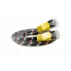 Wirewin SLIM ST6 5 GE - Cabo SLIM-Tough Cat.6, F/FTP, 5,0 m, amarelo PKW-TOUGH-STP-K6 5.0 GE