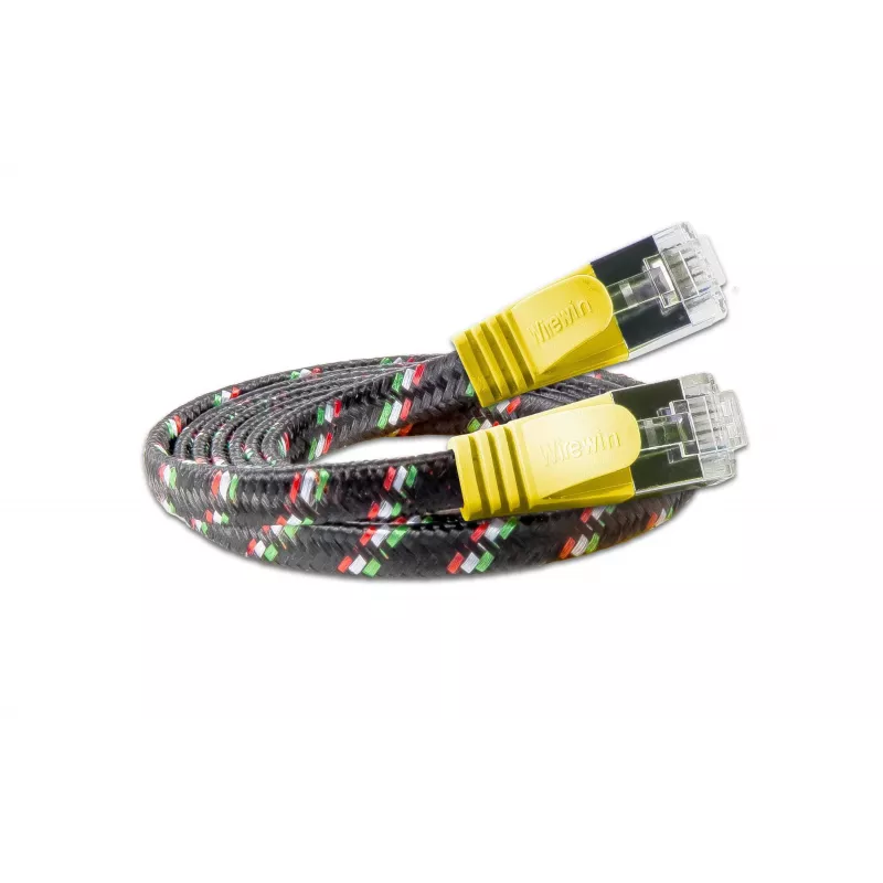 Wirewin SLIM ST6 5 GE - Cabo SLIM-Tough Cat.6, F/FTP, 5,0 m, amarelo PKW-TOUGH-STP-K6 5.0 GE