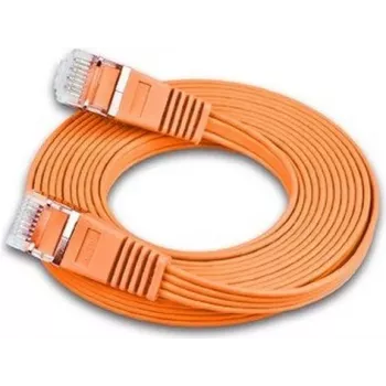 Wirewin Triotronik cabo de rede Cat6 U/FTP, 0,15 m, RJ-45 para RJ-45, laranja PKW-STP-SLIM-KAT6 0.15 OR