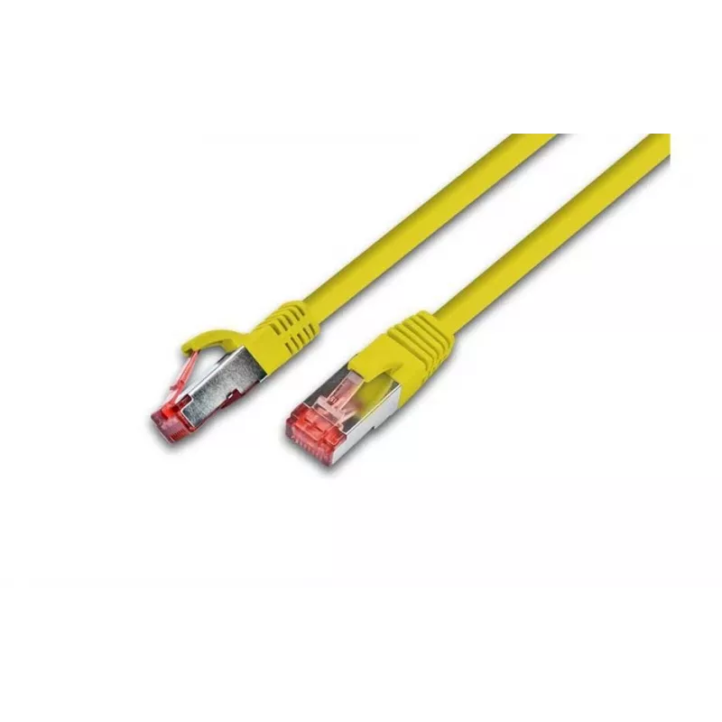 Wirewin PKW-PIMF-KAT6A 1 m cabo de rede Cat6a S/FTP (S-STP), amarelo PKW-PIMF-KAT6A 1.0 GE