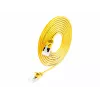 Wirewin cabo de rede Light redondo U/FTP Cat 6a amarelo 0,1 m Slim, blindado, PoE, cabo fino flexível para aplicações especiais (PKW-LIGHT-STP-K6A 0.1 GE)