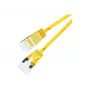 Wirewin cabo de rede Slim redondo U/FTP Cat 6a, 7,0 m, amarelo, PoE, 10 Gbps PKW-LIGHT-STP-K6A 7.0 GE