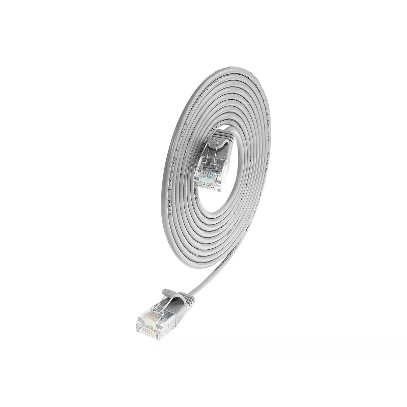 Wirewin cabo de rede Ethernet SLIM UL6 1,5 m cinzento Cat.6 U/UTP Slim-Light (PKW-LIGHT-K6 1.5)