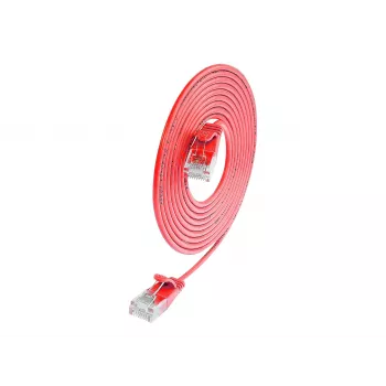 Wirewin SLIM UL6 10 RT - cabo de rede Cat.6 Slim-Light, U/UTP, 10 m, vermelho PKW-LIGHT-K6 10.0 RT