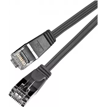 Wirewin SLIM S6 25 SW - Cabo patch Cat.6 SLIM, S/FTP (PIMF), 25 m, preto PKW-STP-SLIM-KAT6 25.0 SW